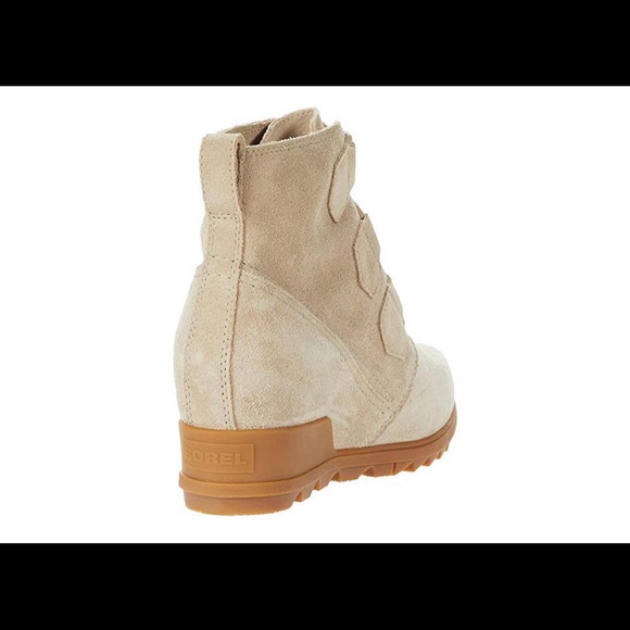 - SOREL WOMEN’N EVIE LACE BOOTIES Fossil Ancient # - Picture 6 of 8